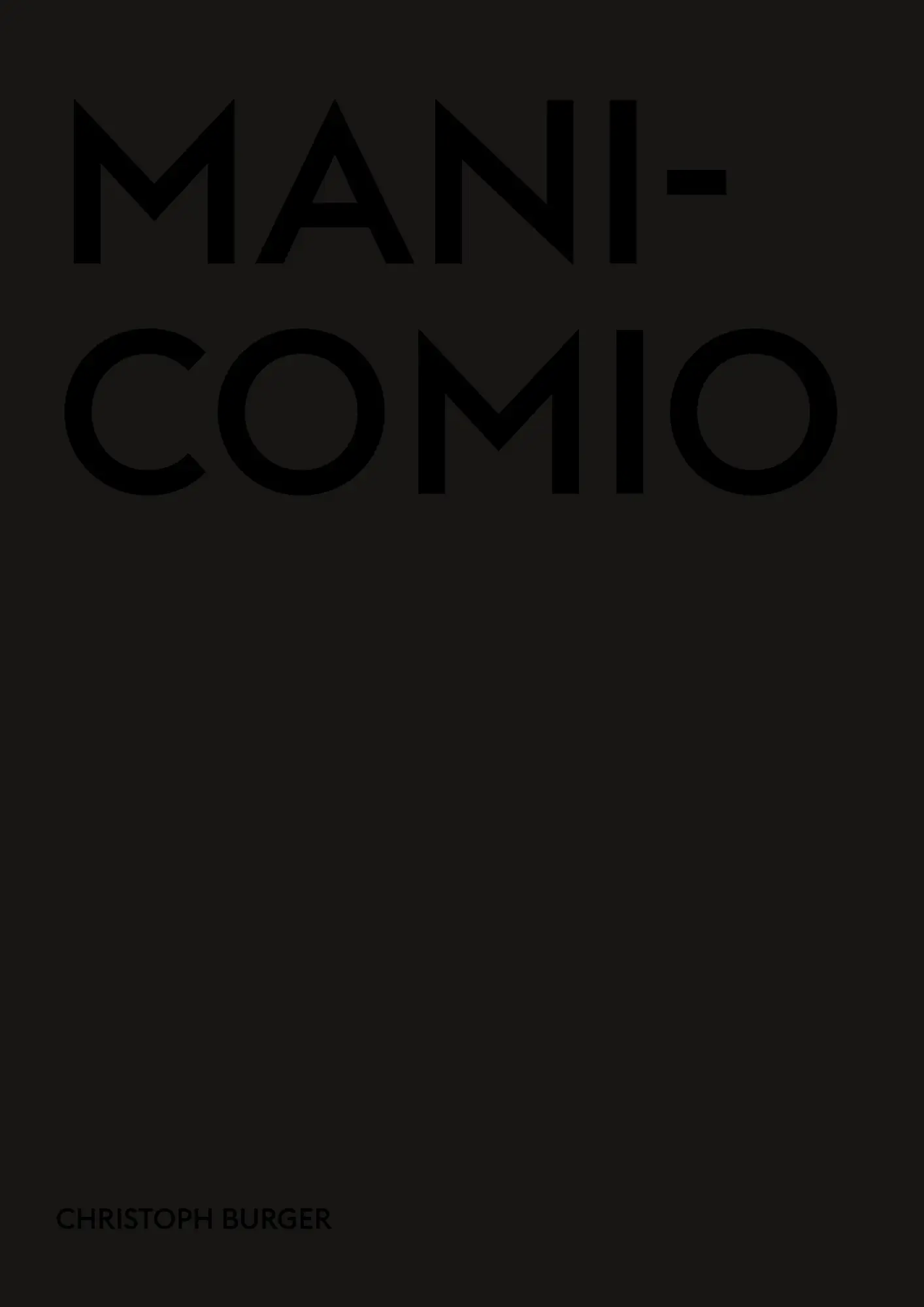 Cover: 9783746033112 | Manicomio | Christoph Burger | Taschenbuch | 136 S. | Deutsch | 2017