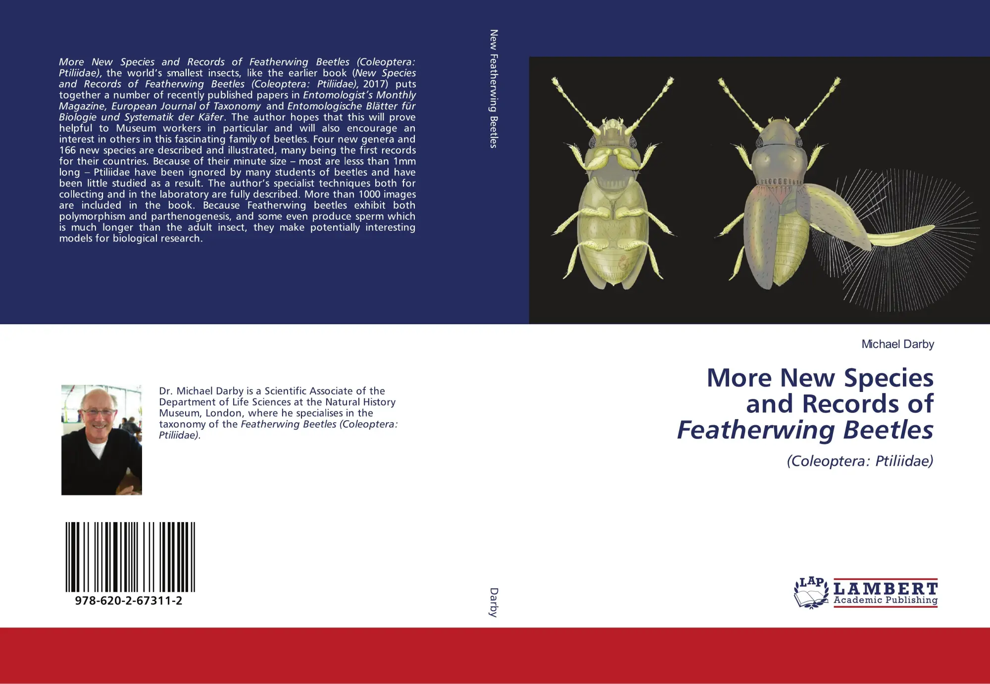 Cover: 9786202673112 | More New Species and Records of Featherwing Beetles | Michael Darby