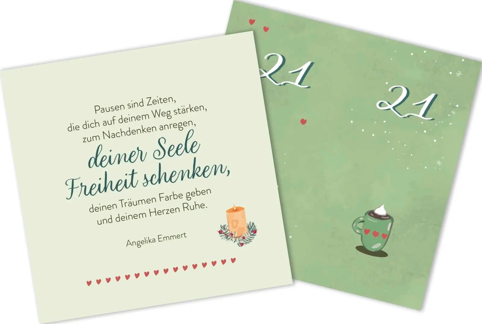 Bild: 4036442013212 | Kleine Pausen im Advent | Groh Verlag | Kalender | Schachtel | 48 S.