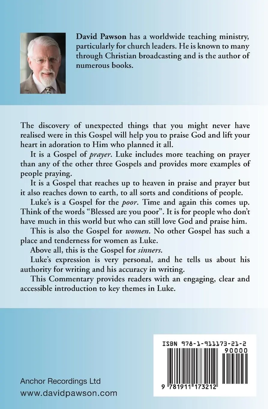 Rückseite: 9781911173212 | A Commentary on the Gospel of Luke | David Pawson | Taschenbuch | 2017