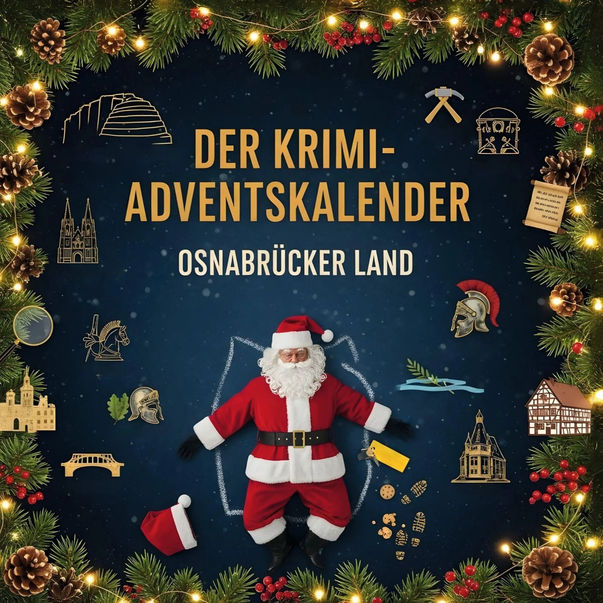 Cover: 9783695303212 | Der Krimi-Adventskalender Osnabrücker Land | Charlotte Schmid | Buch