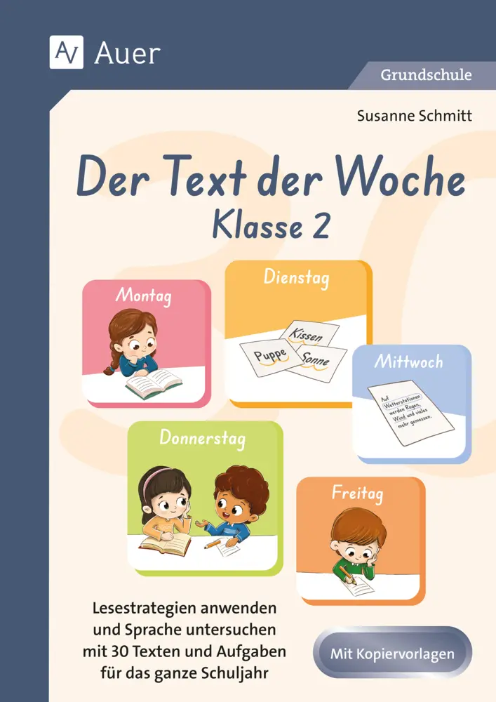 Cover: 9783403093312 | Der Text der Woche - Klasse 2 | Susanne Schmitt | Broschüre | 80 S.