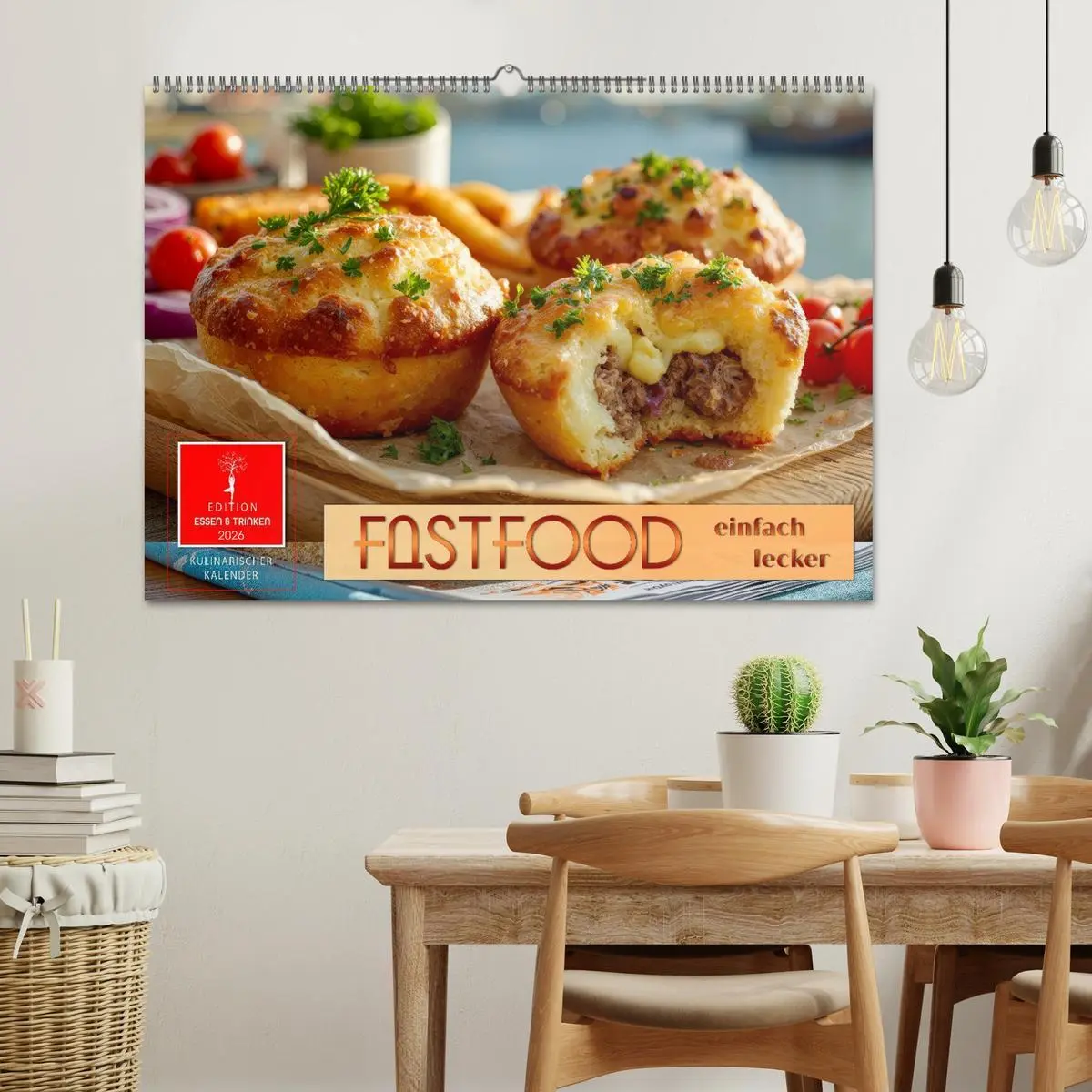 Bild: 9783516643312 | Fastfood einfach lecker (Wandkalender 2026 DIN A2 quer), CALVENDO...