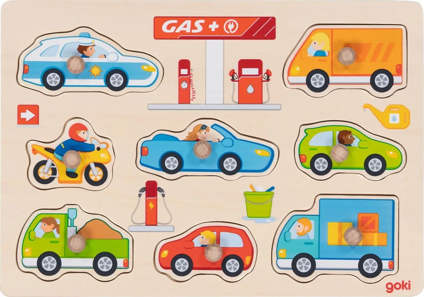 Cover: 4013594573412 | Steckpuzzle Tankstelle | Spiel | Folie | 57341 | Deutsch | 2026