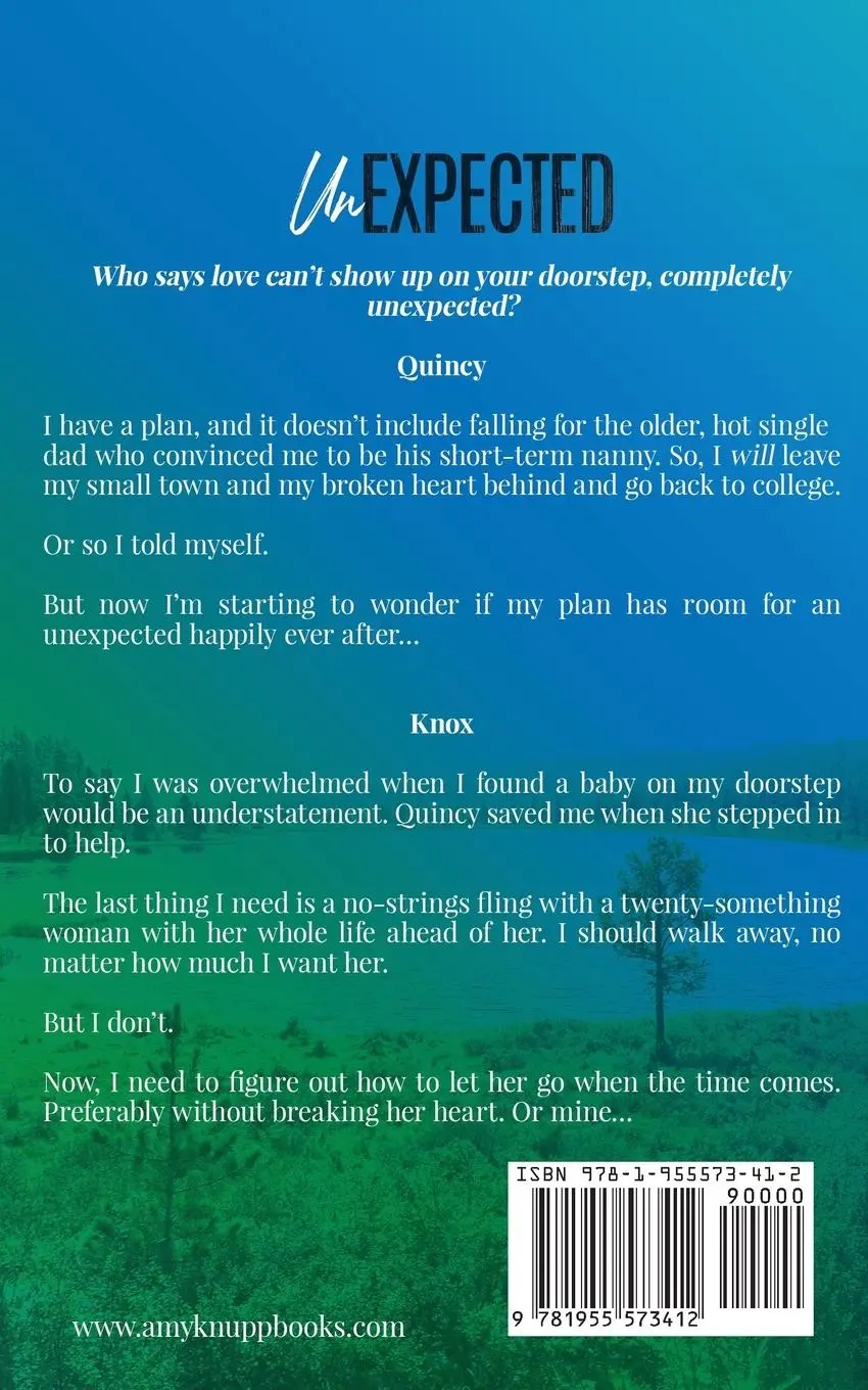 Rückseite: 9781955573412 | Unexpected | A Single Dad Small Town Romance | Amy Knupp | Taschenbuch