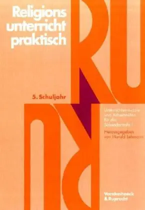 Cover: 9783525613412 | Religionsunterricht praktisch. 5. Schuljahr | Harald Lehmann | Buch