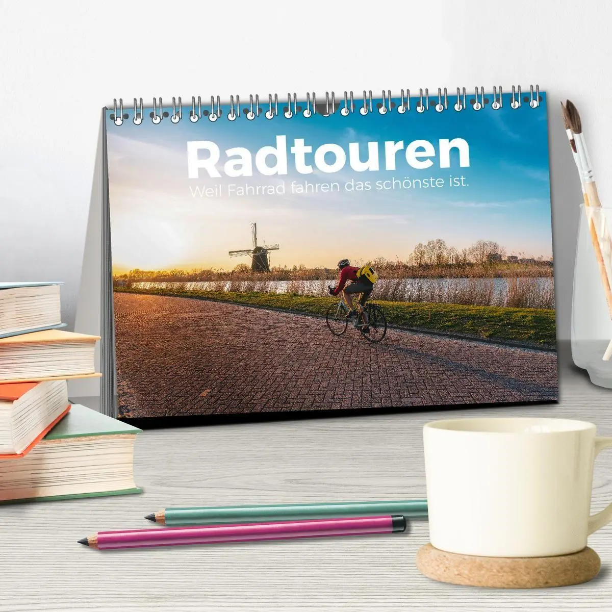 Bild: 9783569343412 | Radtouren - Weil Fahrrad fahren das schönste ist. (Tischkalender...