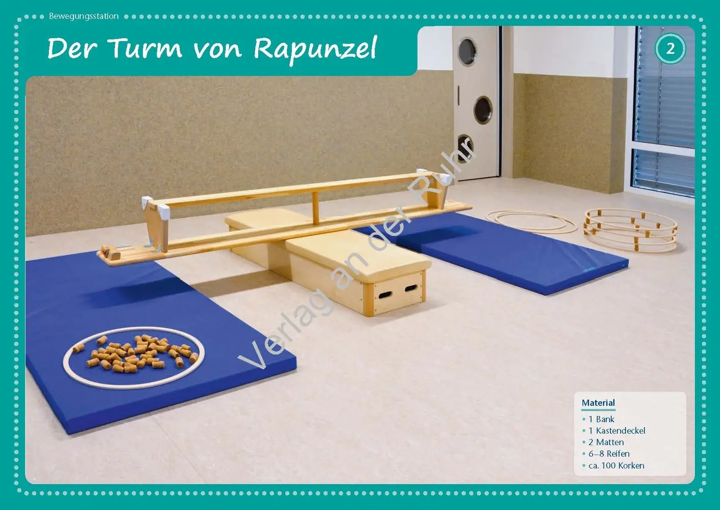 Bild: 9783834663412 | Bewegungsstationen für Vorschulkinder | Sybille Bierögel | Box | 56 S.