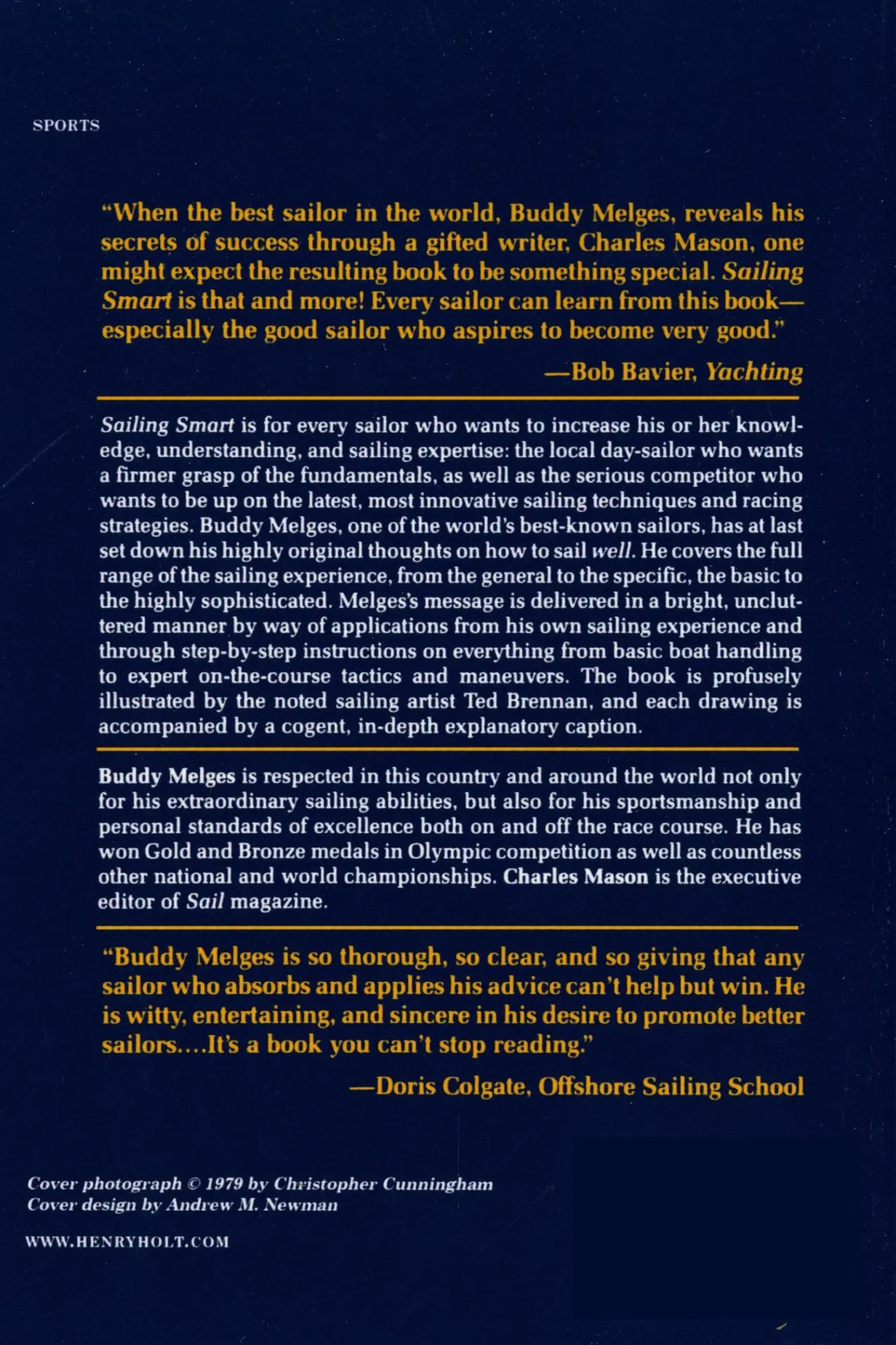 Rückseite: 9780805003512 | Sailing Smart | Winning Techniques, Tactics, and Strategies | Melges