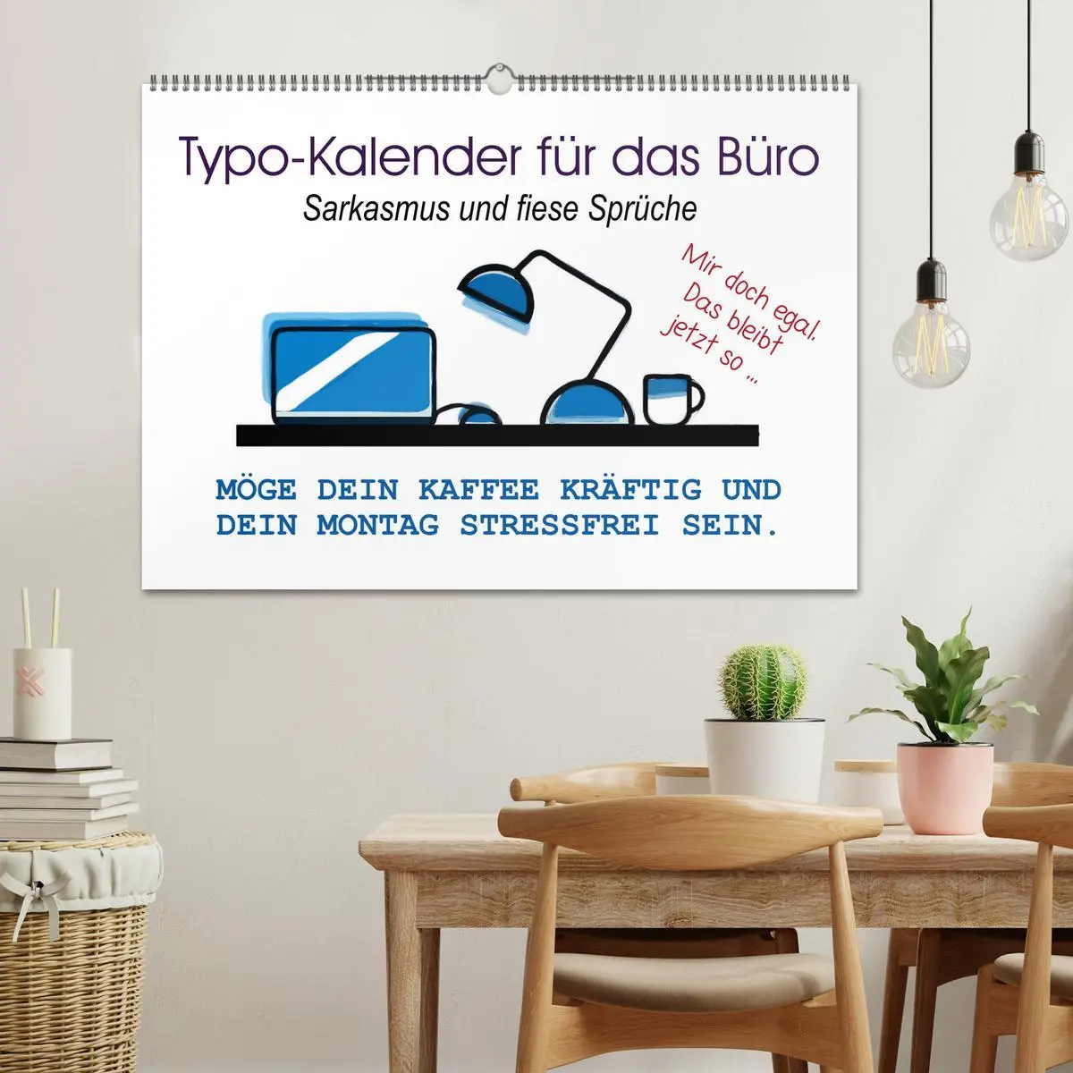 Bild: 9783457773512 | Typo-Kalender für das Büro. Sarkasmus und fiese Sprüche...