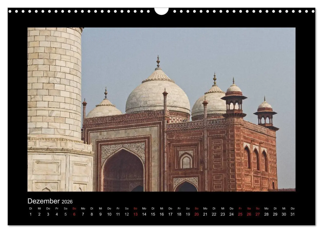 Bild: 9783516173512 | Taj Mahal (Wandkalender 2026 DIN A3 quer), CALVENDO Monatskalender