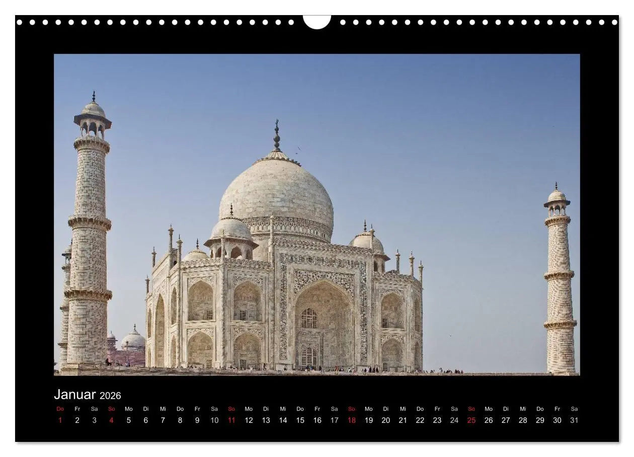 Bild: 9783516173512 | Taj Mahal (Wandkalender 2026 DIN A3 quer), CALVENDO Monatskalender