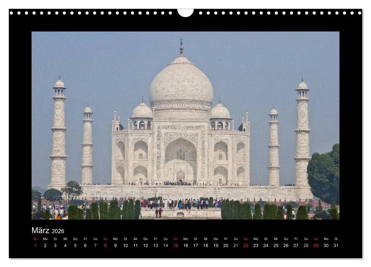 Bild: 9783516173512 | Taj Mahal (Wandkalender 2026 DIN A3 quer), CALVENDO Monatskalender