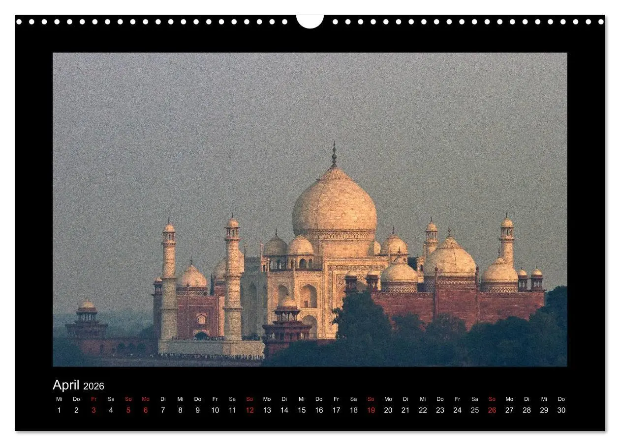 Bild: 9783516173512 | Taj Mahal (Wandkalender 2026 DIN A3 quer), CALVENDO Monatskalender
