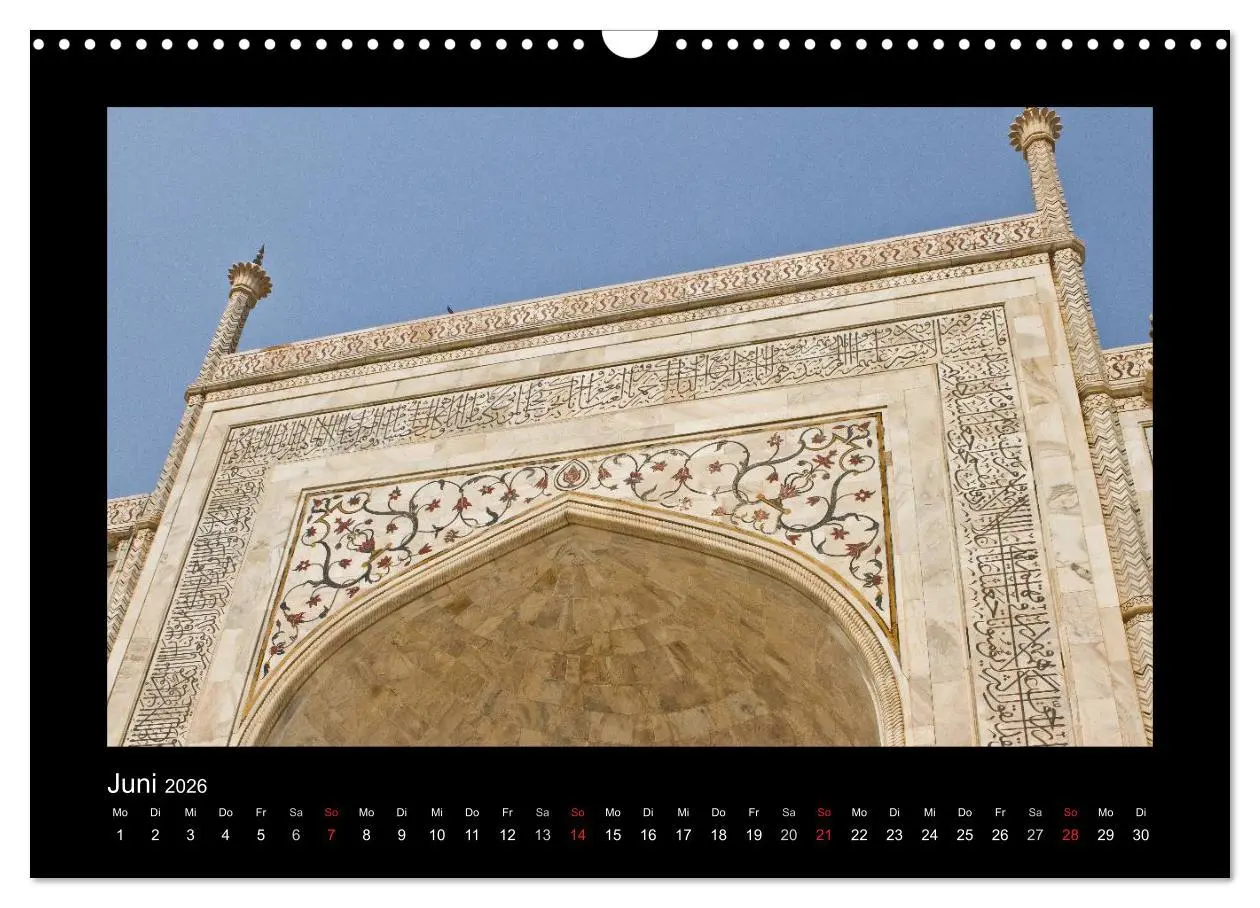 Bild: 9783516173512 | Taj Mahal (Wandkalender 2026 DIN A3 quer), CALVENDO Monatskalender