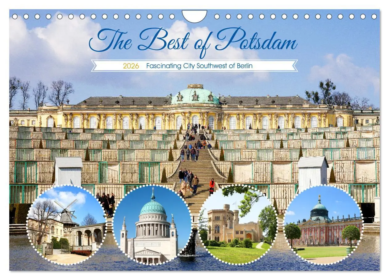Cover: 9783516553512 | The Best of Potsdam (Wall Calendar 2026 DIN A4 landscape), CALVENDO...
