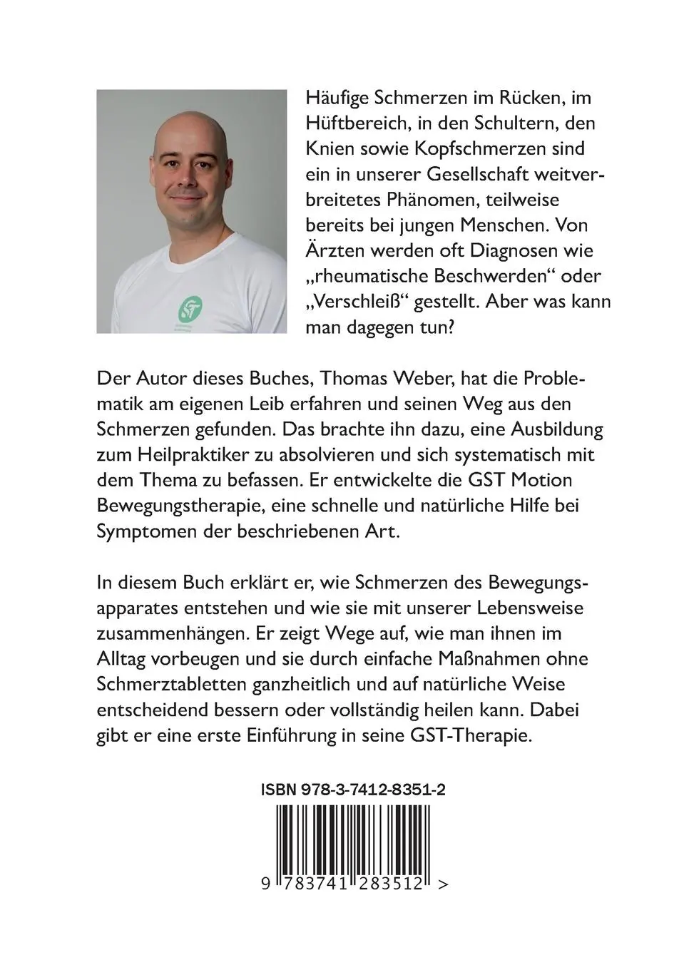 Rückseite: 9783741283512 | Schatz, endlich schmerzfrei | Thomas Weber | Taschenbuch | 96 S.