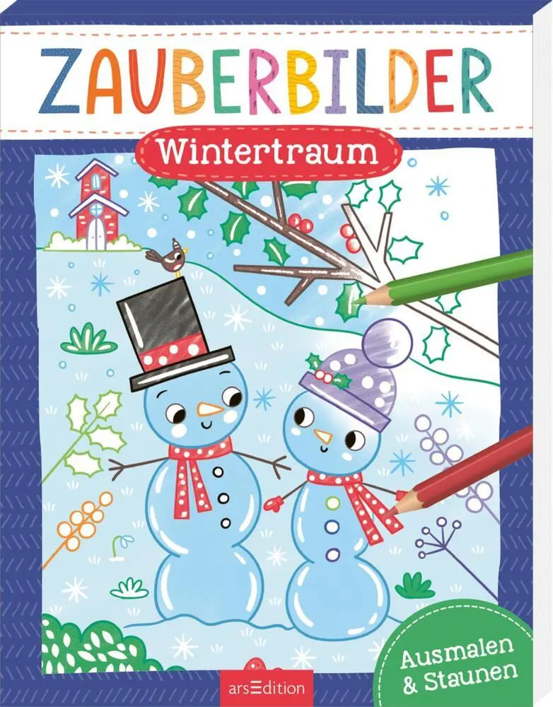 Cover: 9783845853512 | Zauberbilder - Wintertraum | Ausmalen &amp; Staunen | Sarah Wade | Buch