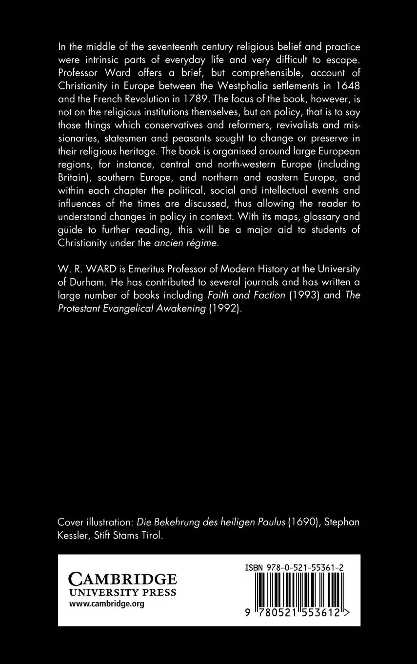 Rückseite: 9780521553612 | Christianity Under the Ancien Regime, 1648 1789 | Ward (u. a.) | Buch