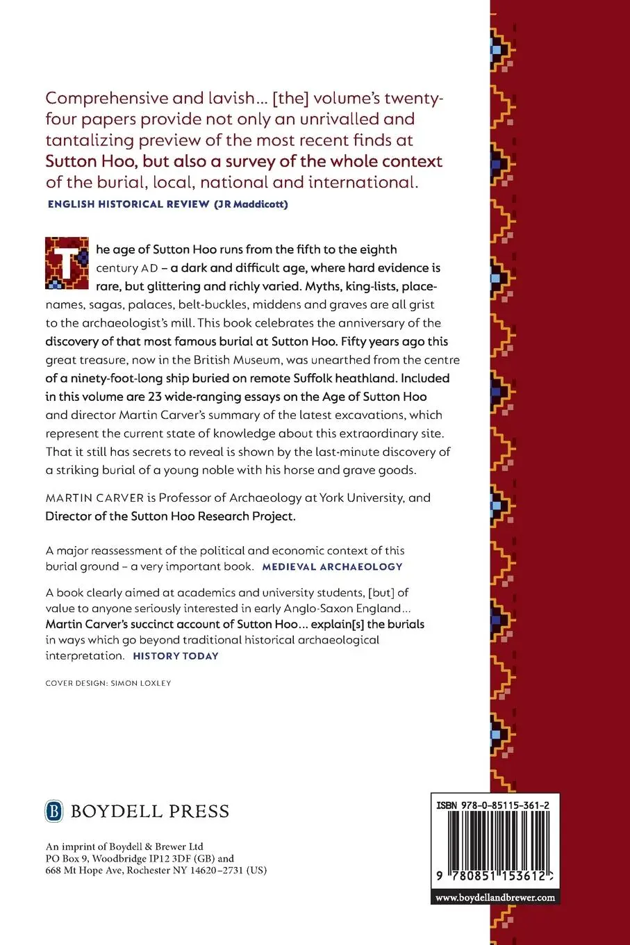 Rückseite: 9780851153612 | The Age of Sutton Hoo | The Seventh Century in North-Western Europe