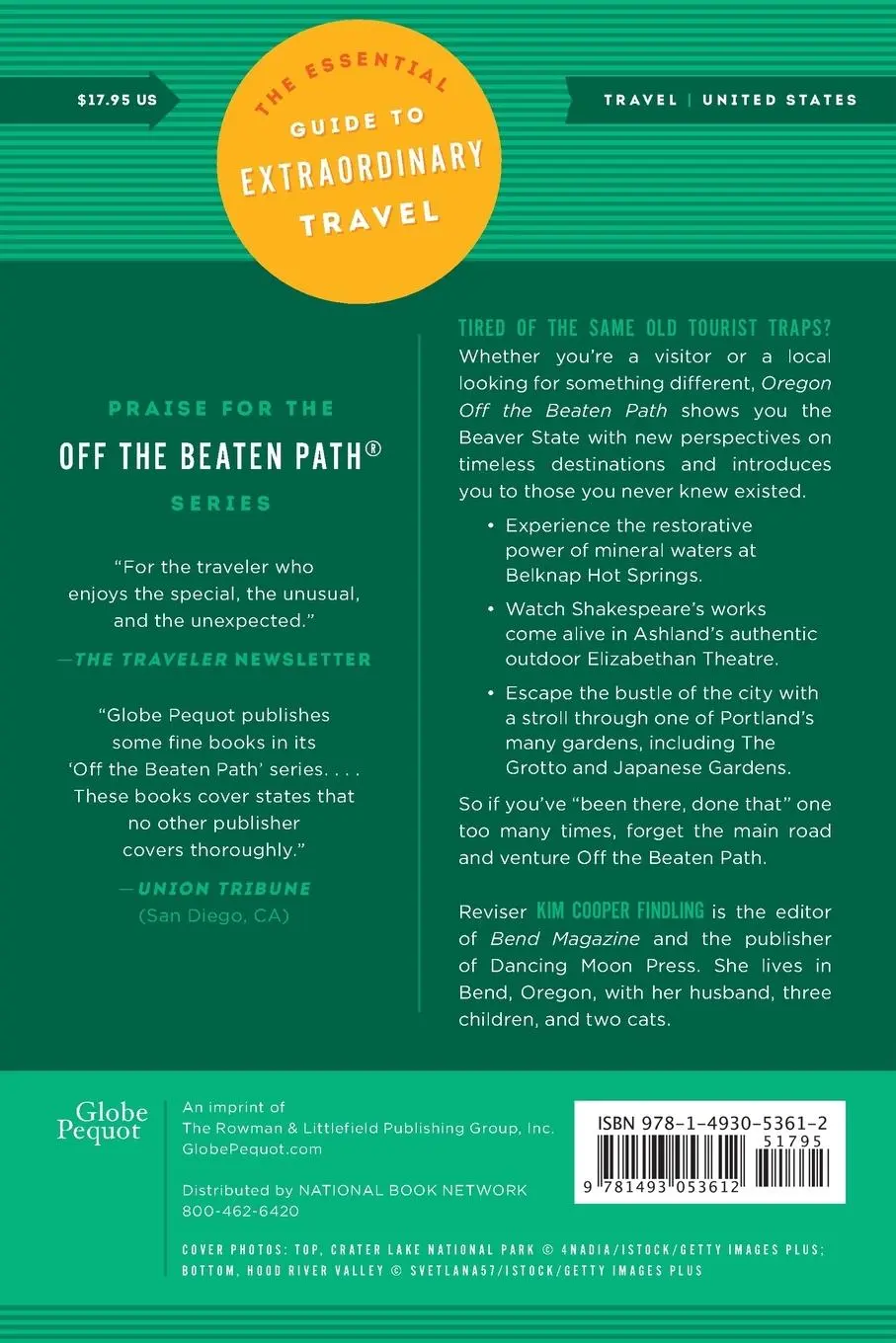 Rückseite: 9781493053612 | Oregon Off the Beaten Path® | Discover Your Fun | Myrna Oakley | Buch