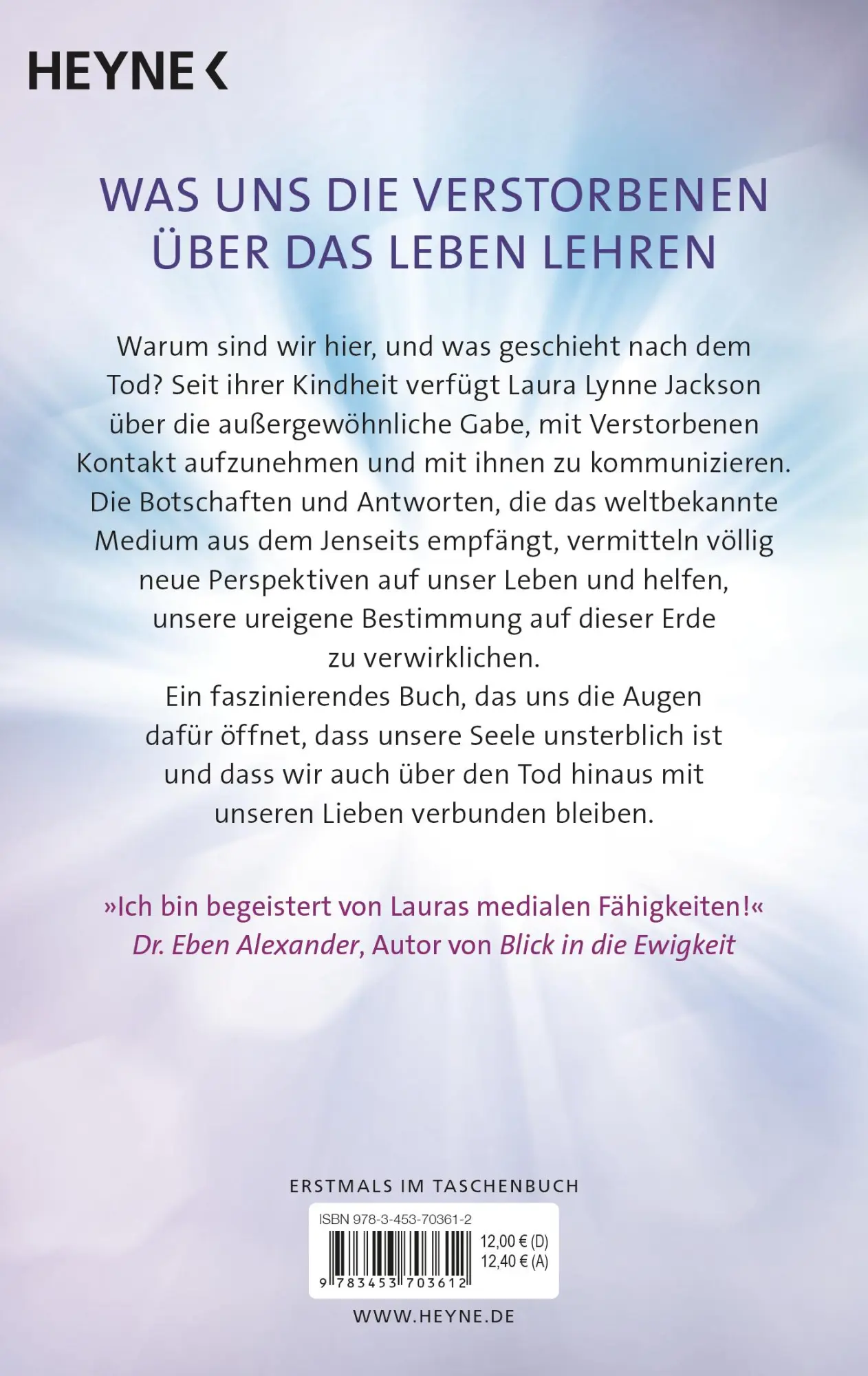 Bild: 9783453703612 | Das Licht zwischen uns | Laura Lynne Jackson | Taschenbuch | 368 S.