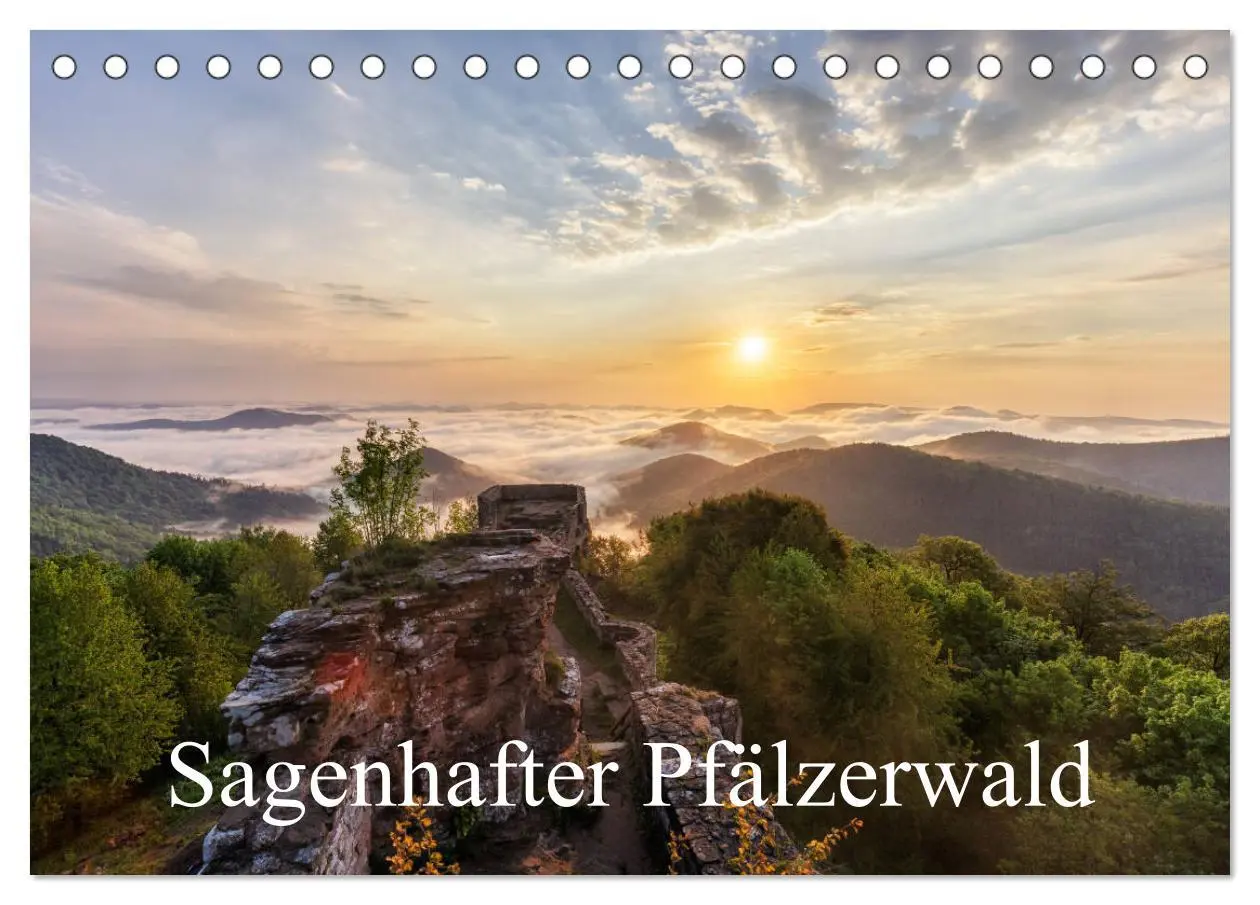 Cover: 9783457763612 | Sagenhafter Pfälzerwald (Tischkalender 2026 DIN A5 quer), CALVENDO...