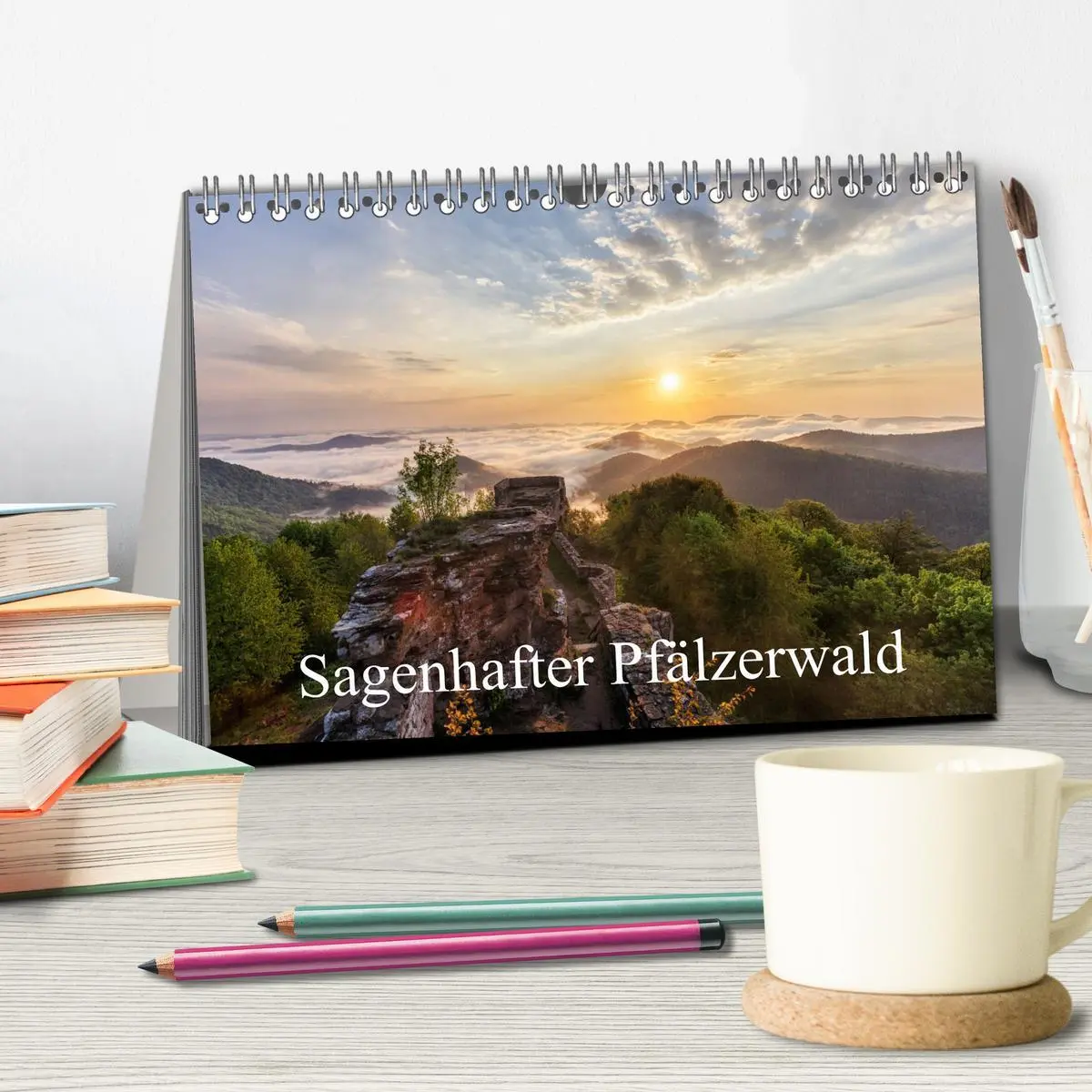 Bild: 9783457763612 | Sagenhafter Pfälzerwald (Tischkalender 2026 DIN A5 quer), CALVENDO...