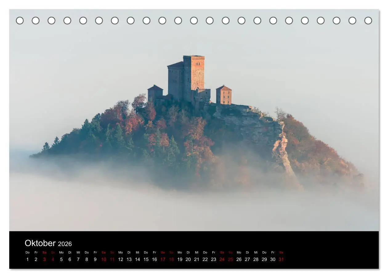 Bild: 9783457763612 | Sagenhafter Pfälzerwald (Tischkalender 2026 DIN A5 quer), CALVENDO...