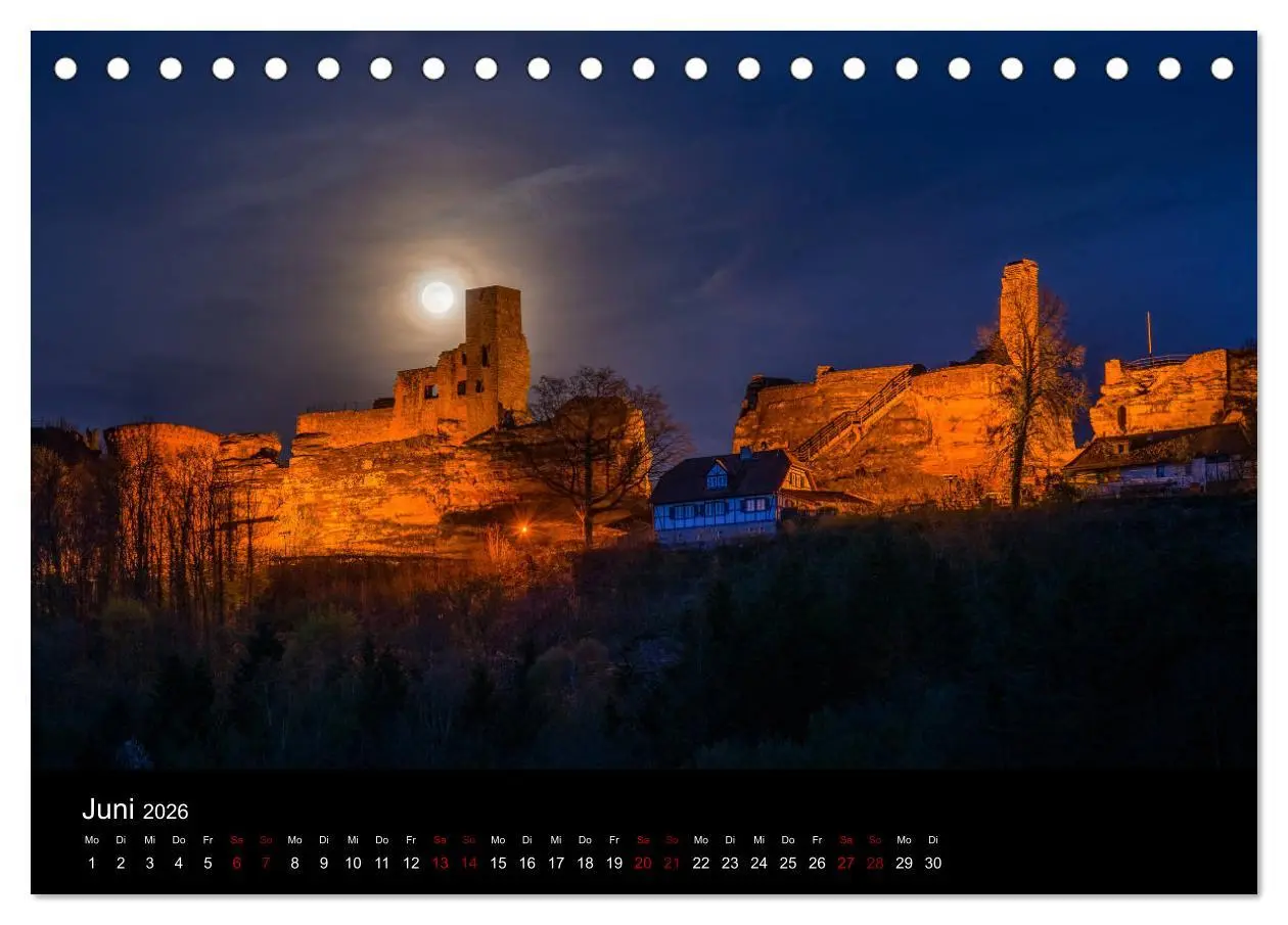 Bild: 9783457763612 | Sagenhafter Pfälzerwald (Tischkalender 2026 DIN A5 quer), CALVENDO...