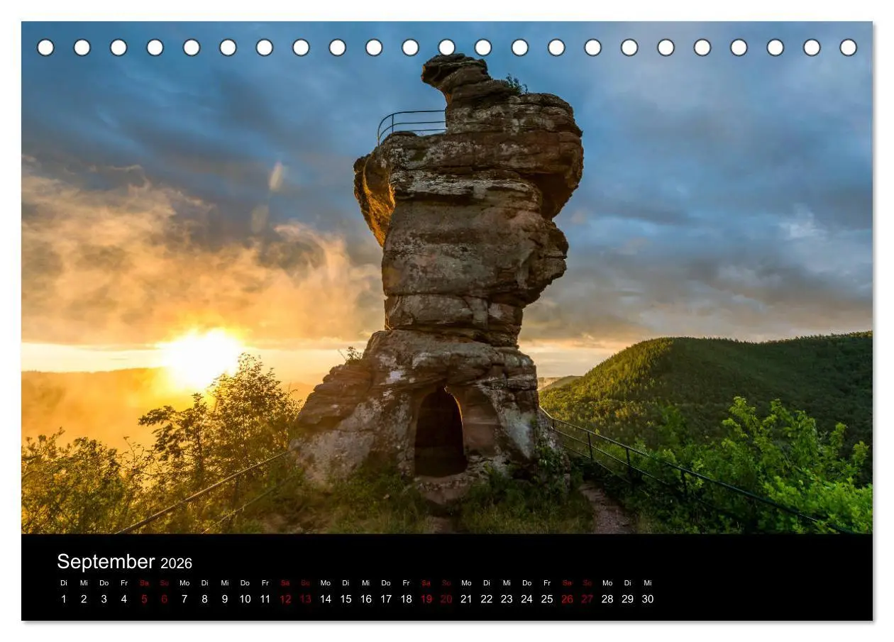 Bild: 9783457763612 | Sagenhafter Pfälzerwald (Tischkalender 2026 DIN A5 quer), CALVENDO...