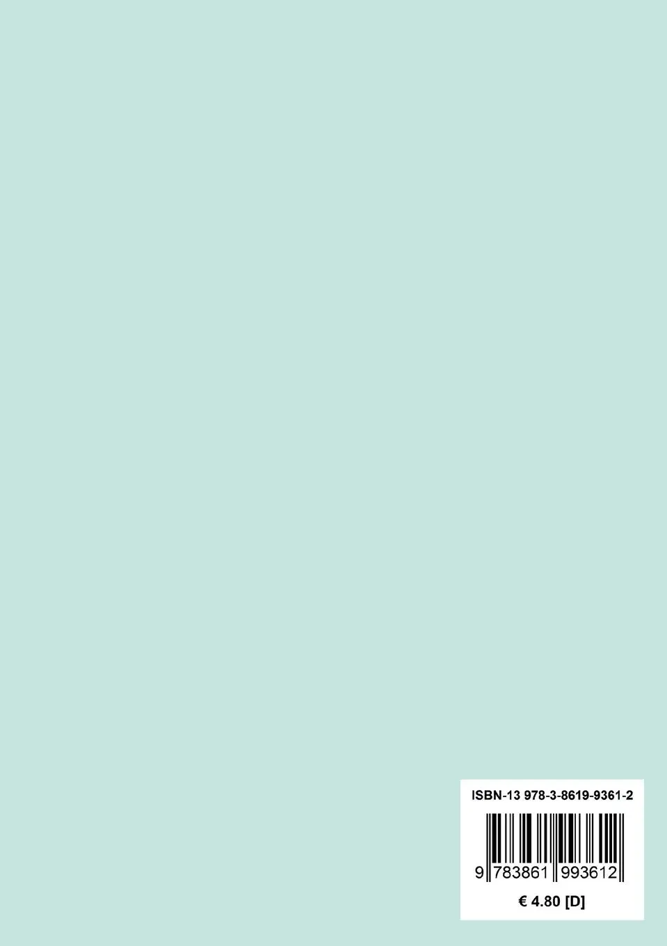 Rückseite: 9783861993612 | Grundgedanken über Krieg und Kriegführung | Carl Von Clausewitz | Buch