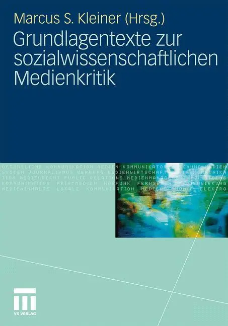 Cover: 9783531143712 | Grundlagentexte zur sozialwissenschaftlichen Medienkritik | Kleiner