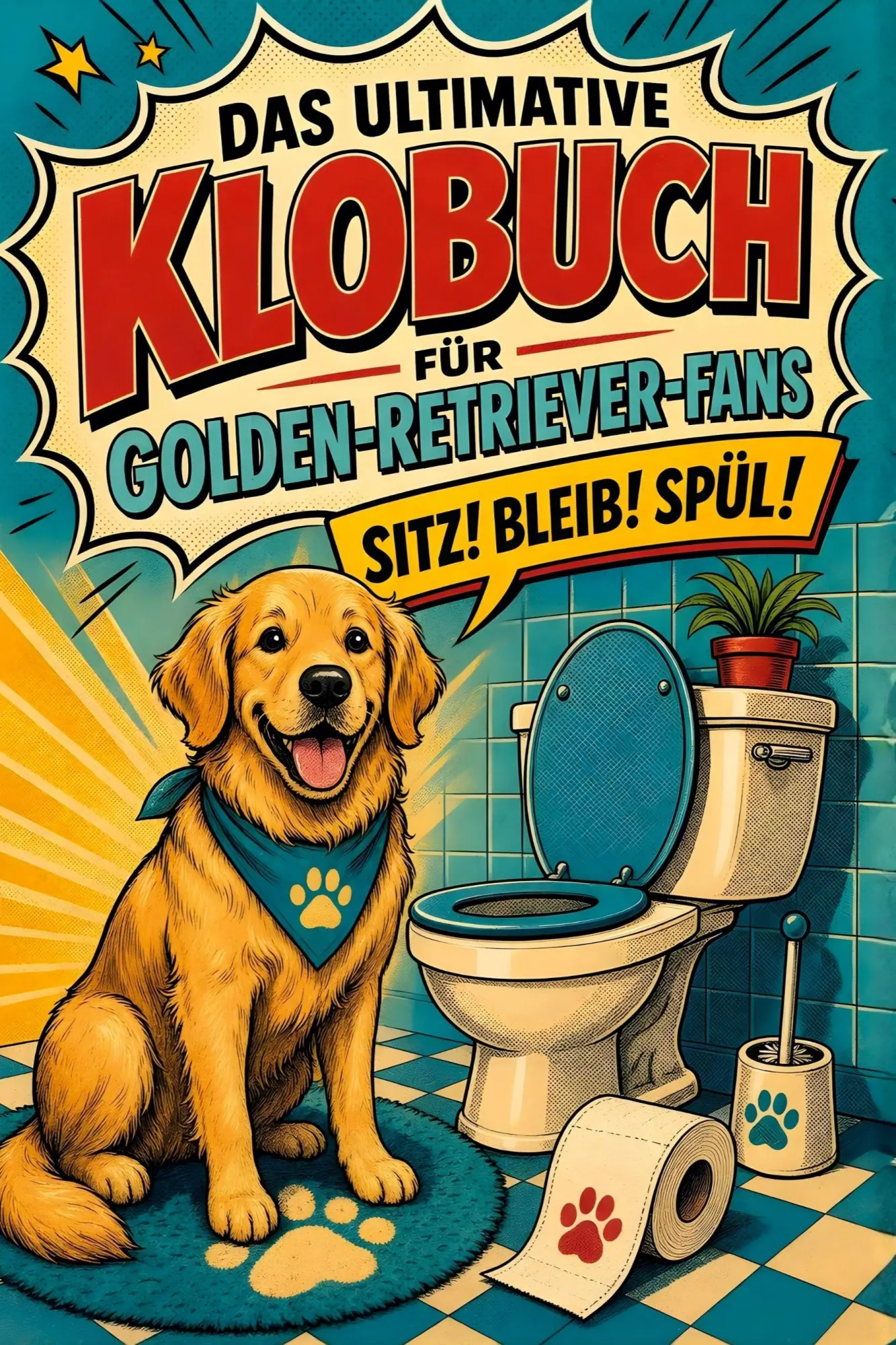 Cover: 9783696103712 | Das ultimative Klobuch für Golden-Retriever-Fans | Sitz! Bleib! Spül!