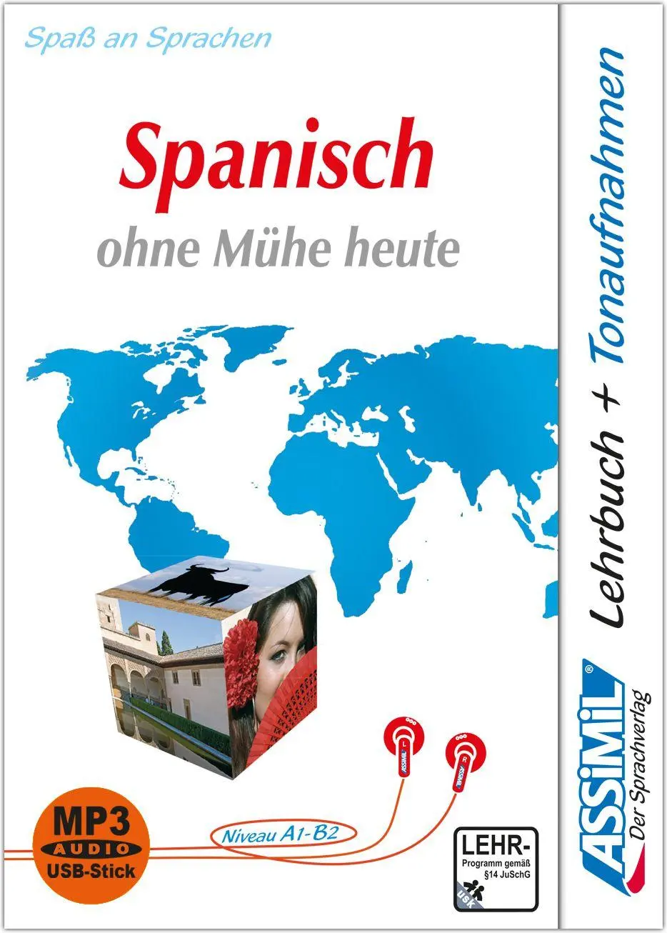 Cover: 9783896253712 | ASSiMiL Spanisch ohne Mühe heute - MP3-Sprachkurs mit USB-Stick -...