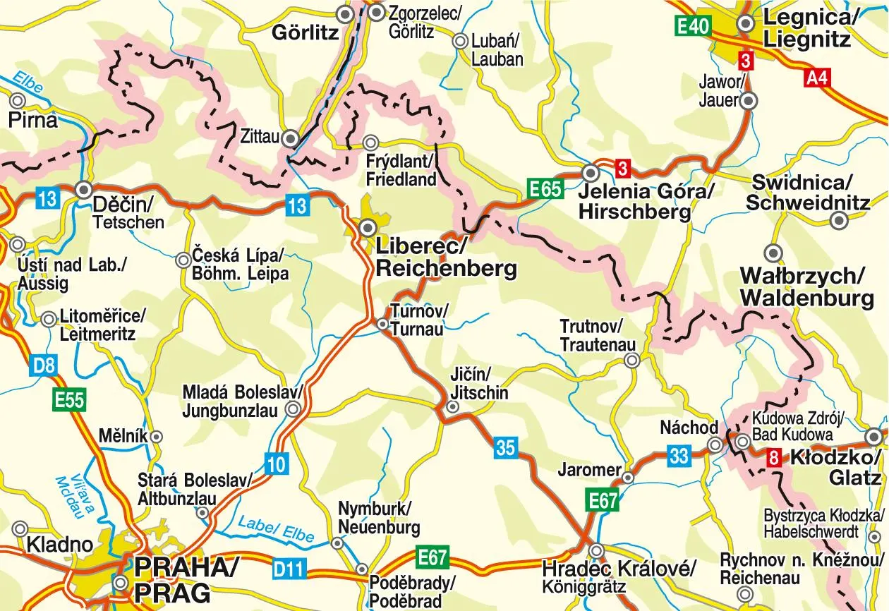 Bild: 9783931103712 | Tschechien CS002/Nord- u. Ostböhmen 1:200 000 | Lars Höfer | Deutsch