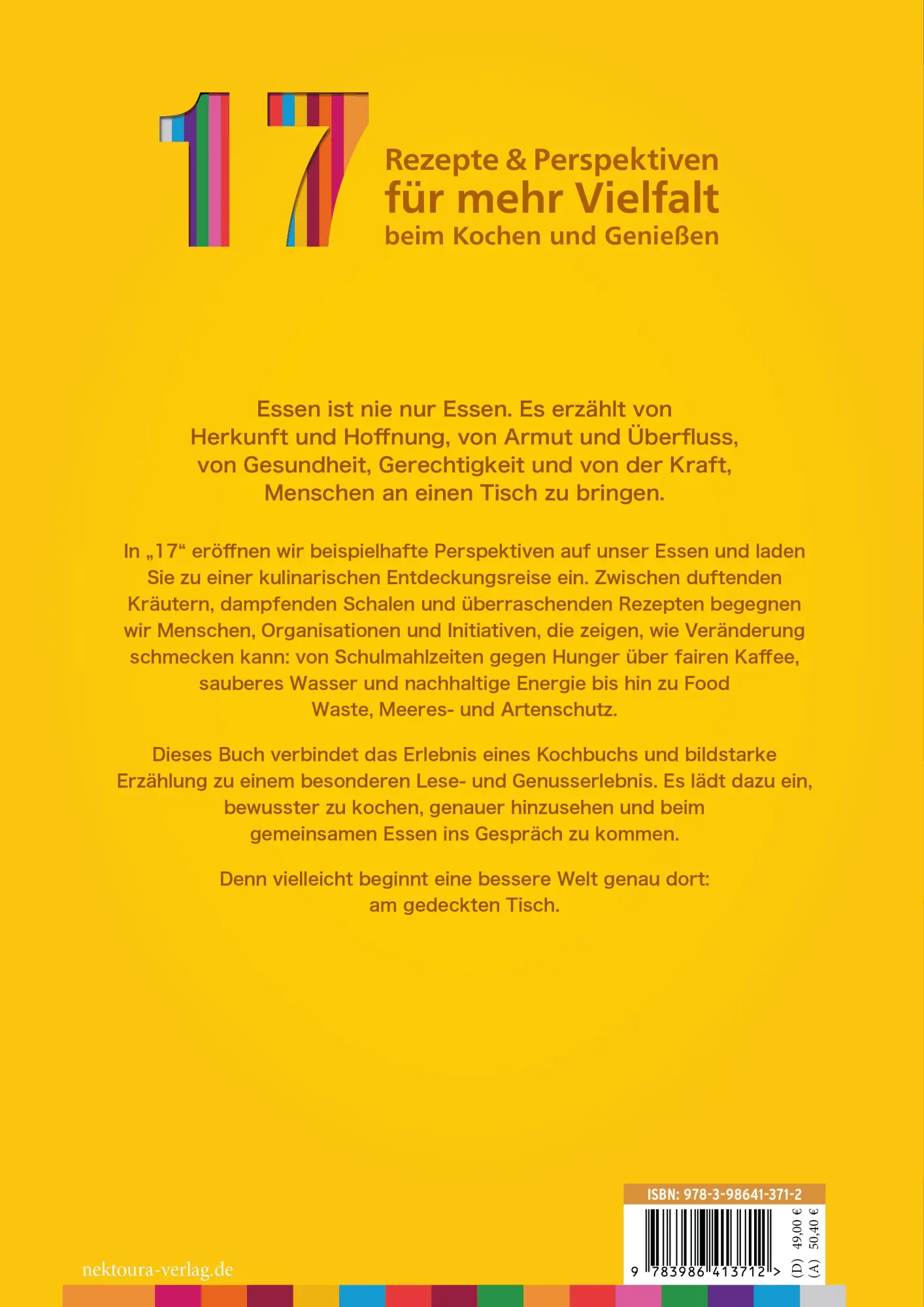 Rückseite: 9783986413712 | 17 - Rezepte &amp; Perspektiven für mehr Vielfalt beim Kochen und...