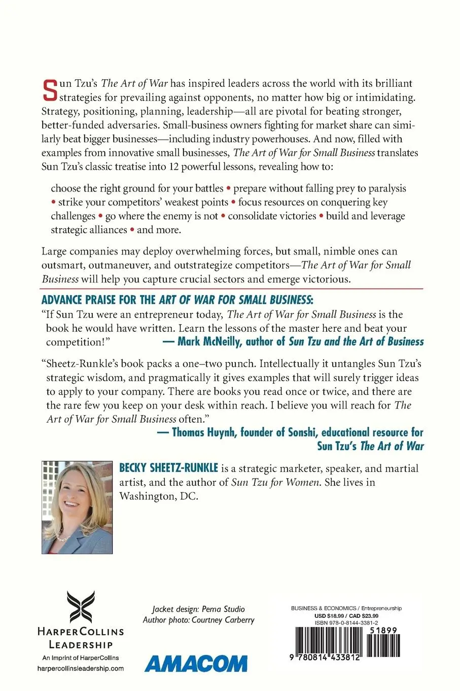 Rückseite: 9780814433812 | The Art of War for Small Business | Becky Sheetz-Runkle | Taschenbuch