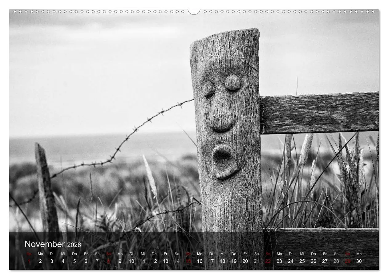 Bild: 9783457743812 | Wangerooge Noir (Wandkalender 2026 DIN A2 quer), CALVENDO...