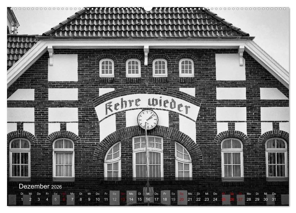 Bild: 9783457743812 | Wangerooge Noir (Wandkalender 2026 DIN A2 quer), CALVENDO...