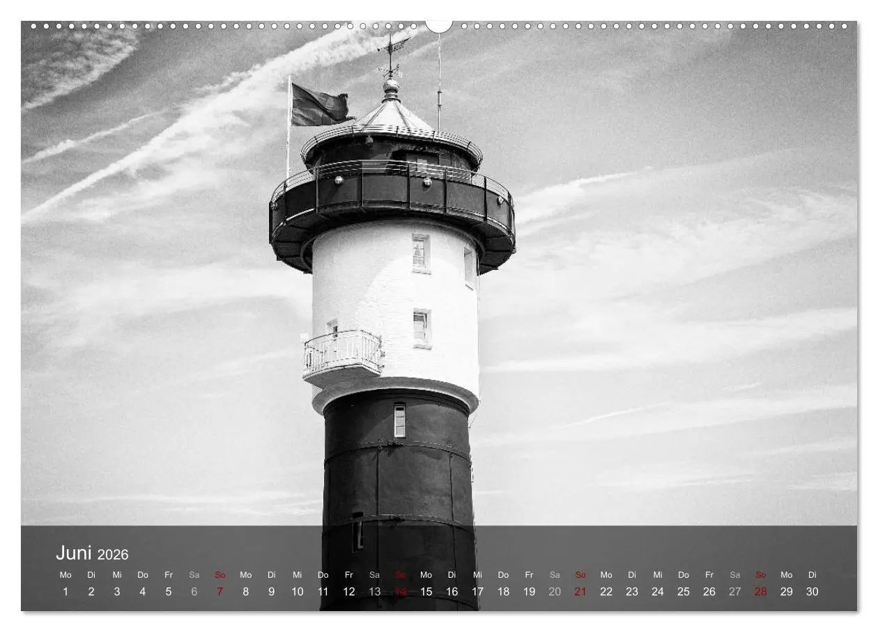 Bild: 9783457743812 | Wangerooge Noir (Wandkalender 2026 DIN A2 quer), CALVENDO...