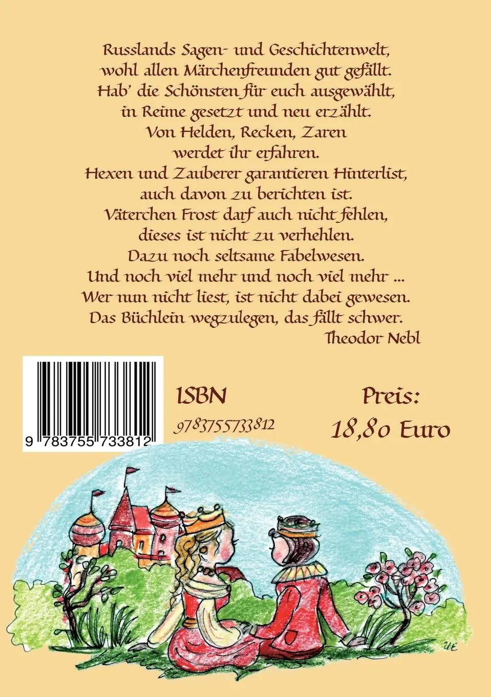 Rückseite: 9783755733812 | Zarewitsch Iwan und der wilde Wolf | Theodor Nebl | Taschenbuch | 2023