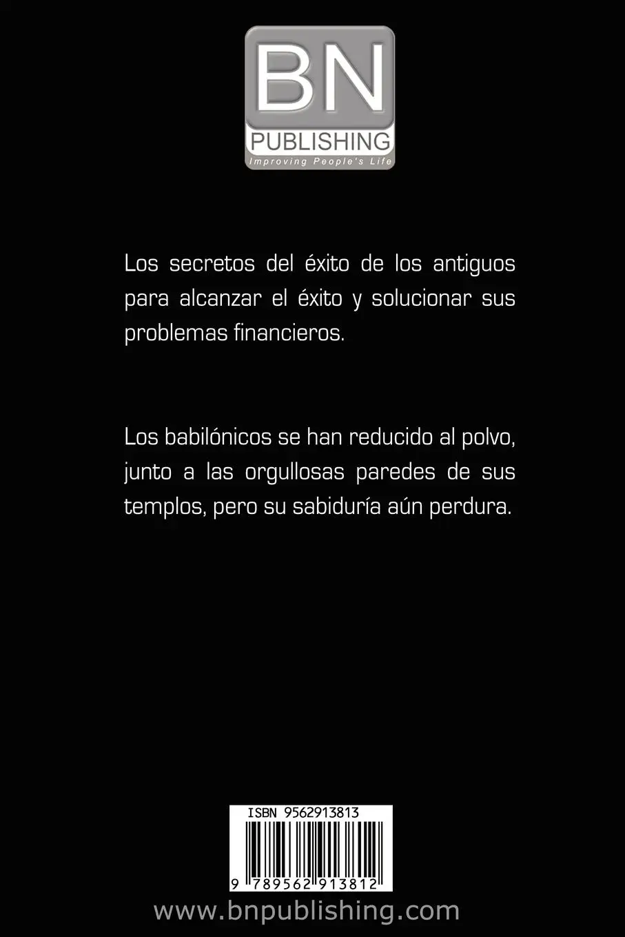 Rückseite: 9789562913812 | El Hombre Mas Rico de Babilonia | George Samuel Clason | Taschenbuch