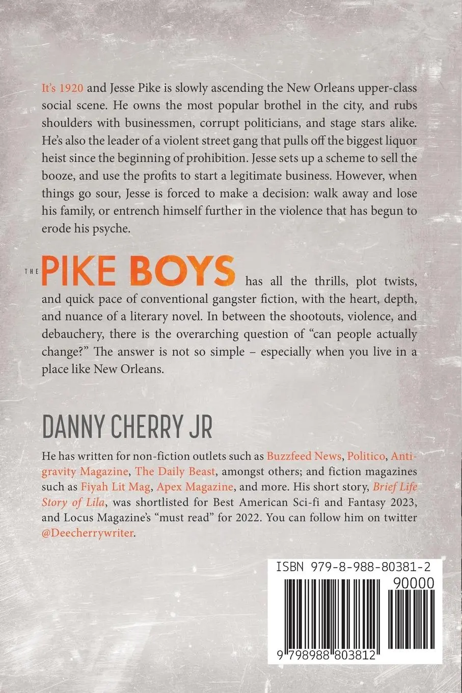 Rückseite: 9798988803812 | The Pike Boys | Danny Jr. Cherry | Taschenbuch | Englisch | 2024