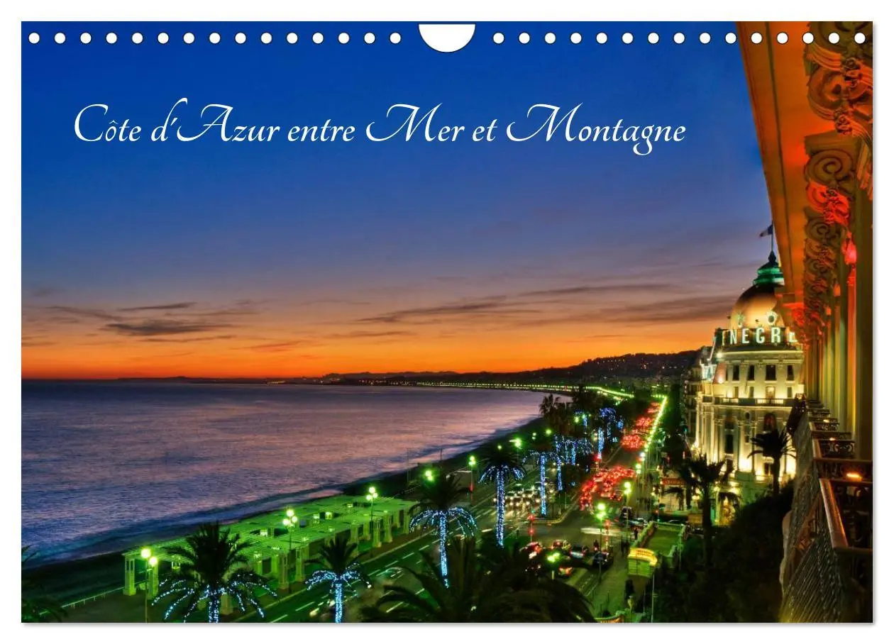 Cover: 9781325953912 | Côte d'Azur entre Mer et Montagne (Calendrier mural 2025 DIN A4...
