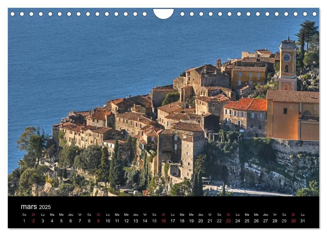 Bild: 9781325953912 | Côte d'Azur entre Mer et Montagne (Calendrier mural 2025 DIN A4...
