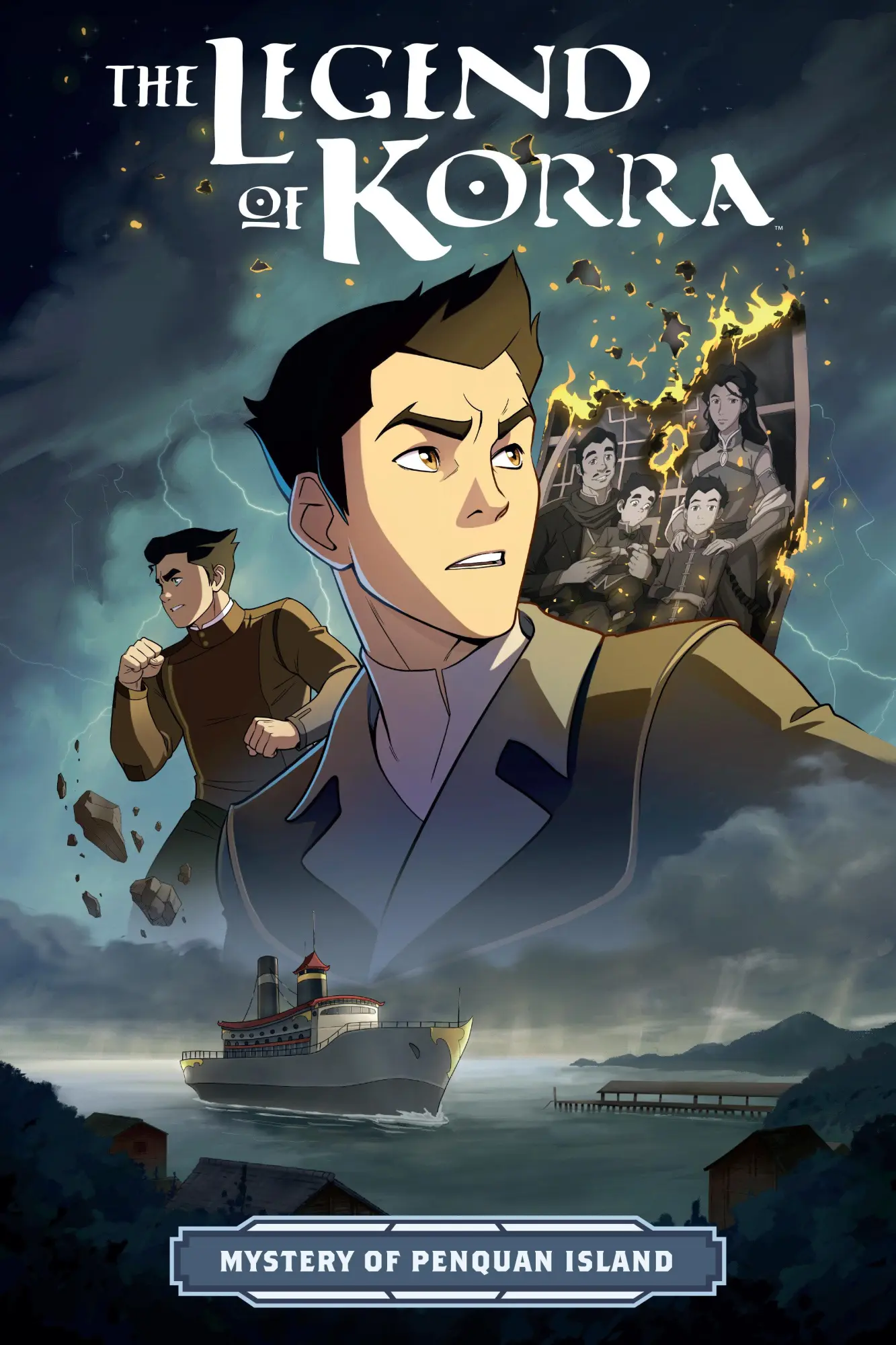 Cover: 9781506743912 | The Legend of Korra: The Mystery of Penquan Island | Kiku Hughes