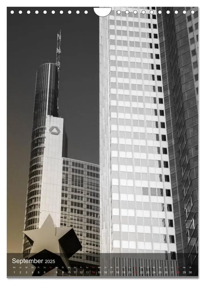 Bild: 9783457043912 | Frankfurt monochrom (Wandkalender 2025 DIN A4 hoch), CALVENDO...