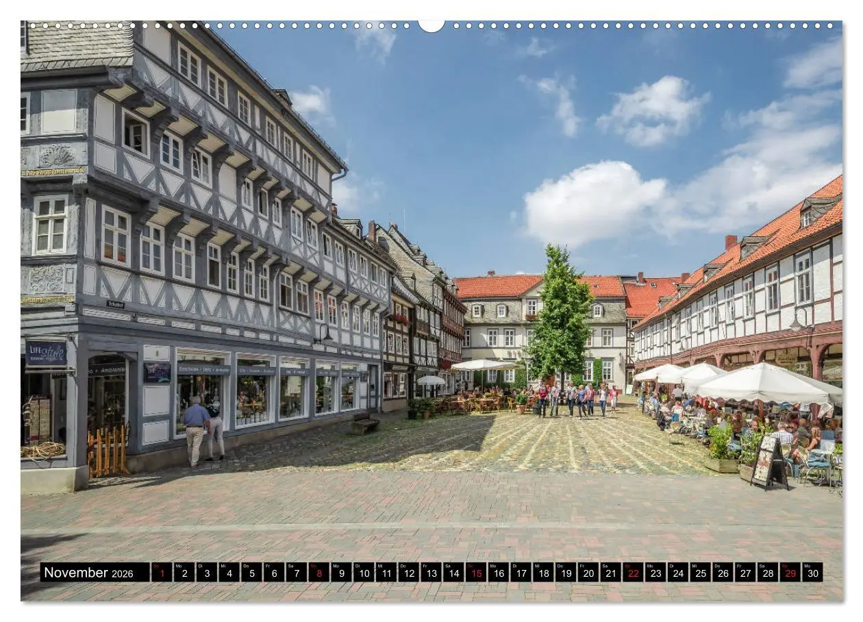 Bild: 9783457803912 | Fachwerkstadt Goslar (Wandkalender 2026 DIN A2 quer), CALVENDO...