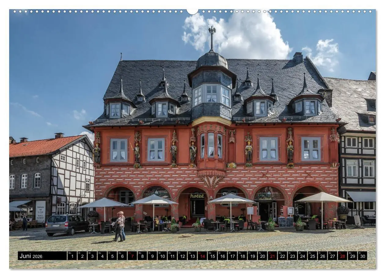 Bild: 9783457803912 | Fachwerkstadt Goslar (Wandkalender 2026 DIN A2 quer), CALVENDO...